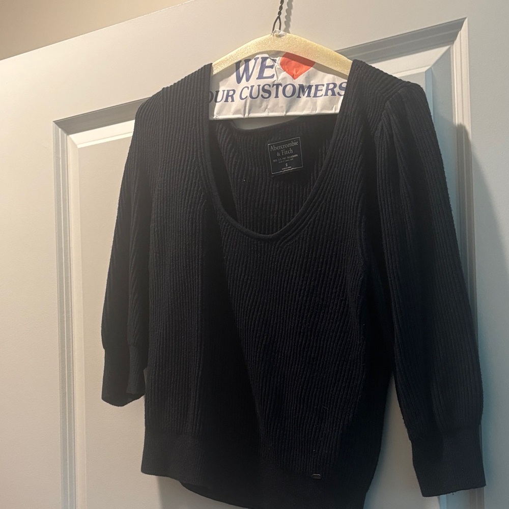 Abercrombie & Fitch navy Sweater